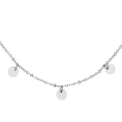 Collier femme breloques edora acier edo432390 - colliers-acier - edora - 2
