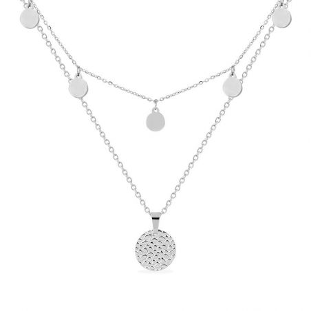 Bijoux acier inoxydable : bague, bracelet acier inoxydable (2) - colliers-acier - edora - 1