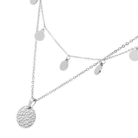 Bijoux acier inoxydable : bague, bracelet acier inoxydable (2) - colliers-acier - edora - 2