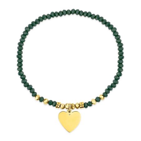 Bracelet or & argent, bracelet plaqué or, bracelet cuir & tissu - bracelets-acier - edora - 1