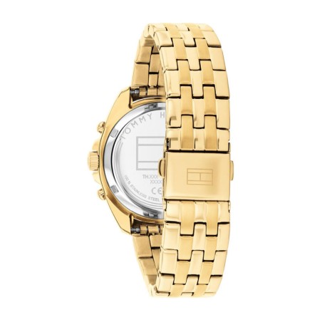 Montre femme chronographe tommy hilfiger collection mellie acier doré 1782803 – chronographes