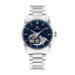 Montre homme automatique tommy hilfiger collection baket acier argenté 1710716 - automatiques - edora - 0