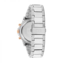 Montre homme chronographe tommy hilfiger collection stewart acier argenté 1710734 - chronographes - edora - 2