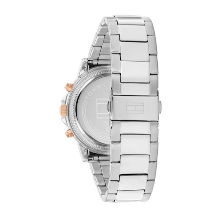 Montre homme chronographe tommy hilfiger collection stewart acier argenté 1710734 – chronographes