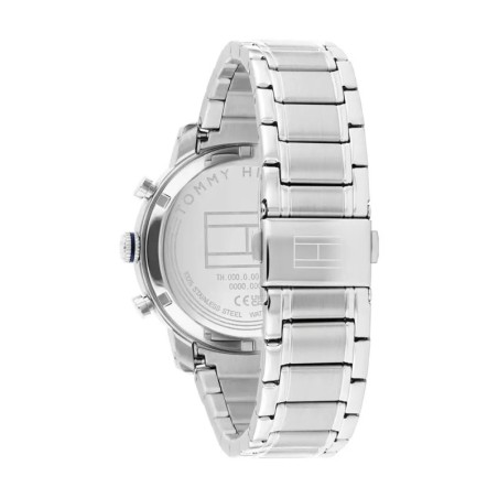 Montre homme chronographe tommy hilfiger th-oxford acier argenté 1710728 – chronographes