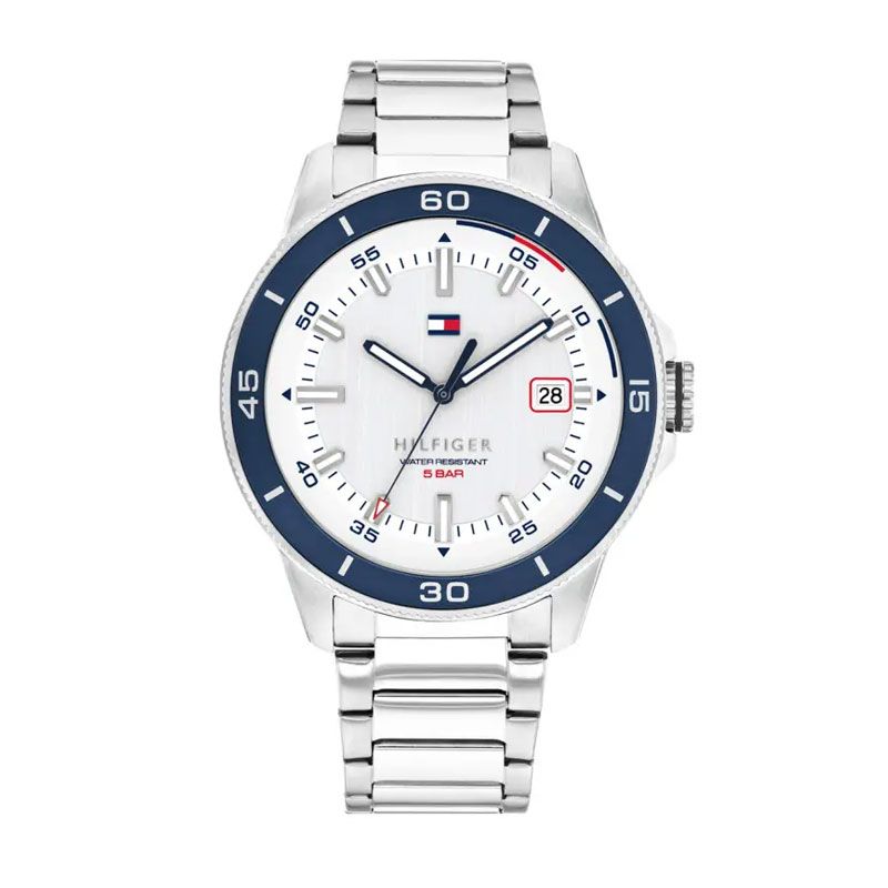 Montre homme tommy hilfiger collection remy acier argenté 1792227 - analogiques - edora