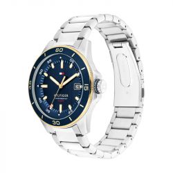 Montre homme tommy hilfiger collection remy acier argenté 1792229 - analogiques - edora - 1