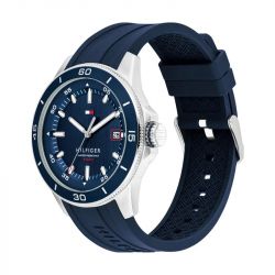 Montre homme tommy hilfiger collection remy silicone bleu 1792225 - analogiques - edora - 1