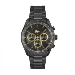 Montre homme chronographe lacoste collection boston acier noir 2011476 - montres-homme - edora - 0