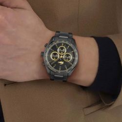 Montre homme chronographe lacoste collection boston acier noir 2011476 - montres-homme - edora - 1