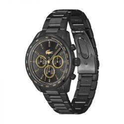 Montre homme chronographe lacoste collection boston acier noir 2011476 - montres-homme - edora - 2