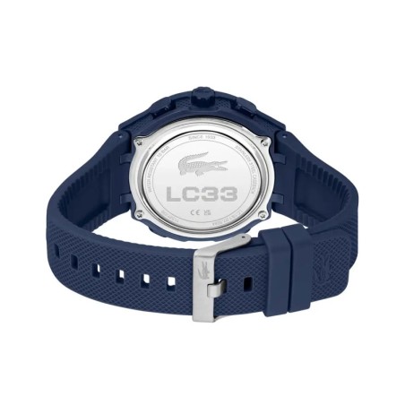 Montre homme digitale lacoste lc33 silicone bleu 2011434 – montres homme