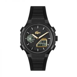 Montre homme digitale lacoste lc33 silicone noir 2011435 - montres-homme - edora - 0