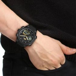 Montre homme digitale lacoste lc33 silicone noir 2011435 - montres-homme - edora - 1