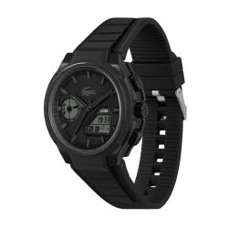 Montre homme digitale lacoste lc33 silicone noir 2011447 - montres-homme - edora - 2