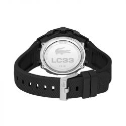 Montre homme digitale lacoste lc33 silicone noir 2011447 - montres-homme - edora - 3