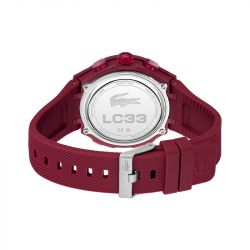 Montre homme digitale lacoste lc33 silicone rouge 2011450 - montres-homme - edora - 3