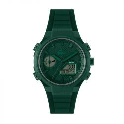 Montre homme digitale lacoste lc33 silicone vert 2011449 - montres-homme - edora - 0