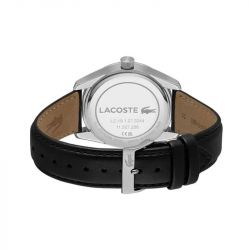 Montre homme lacoste collection boston cuir noir 2011423 - montres-homme - edora - 2