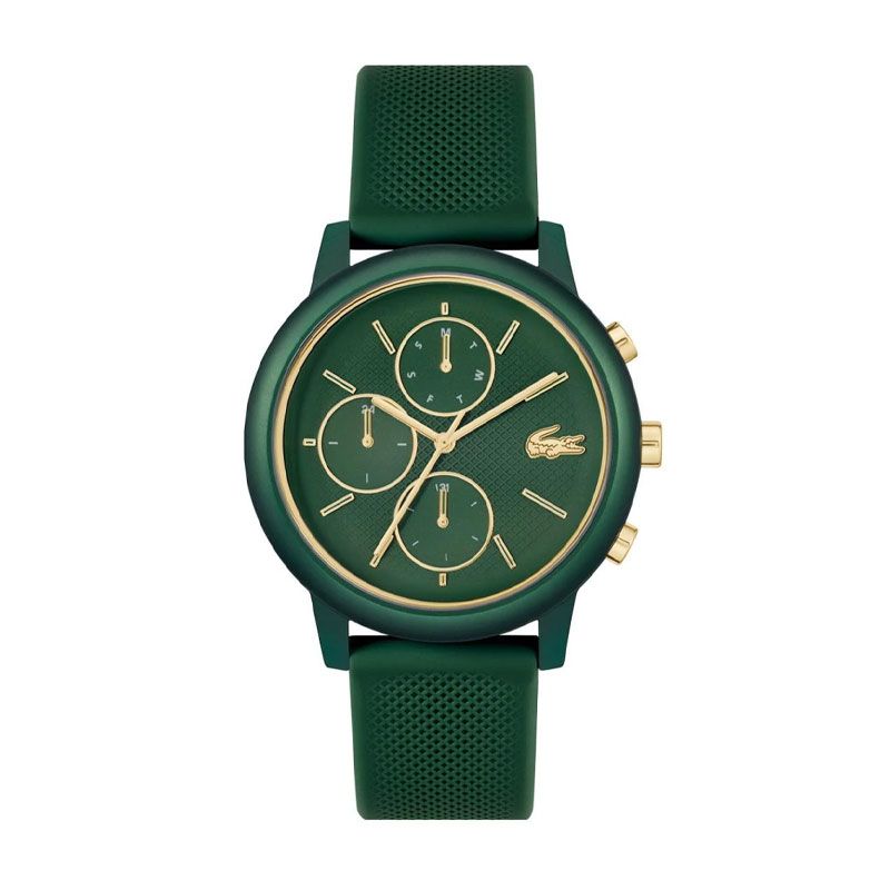 Montre homme lacoste.12.12 move silicone vert 2011471 - montres-homme - edora