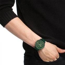 Montre homme lacoste.12.12 move silicone vert 2011471 - montres-homme - edora - 1
