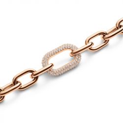 Coffret montre femme daniel wellington bound black crocodile & crystal link bracelet rose gold dw00100693 - analogiques - edora - 2