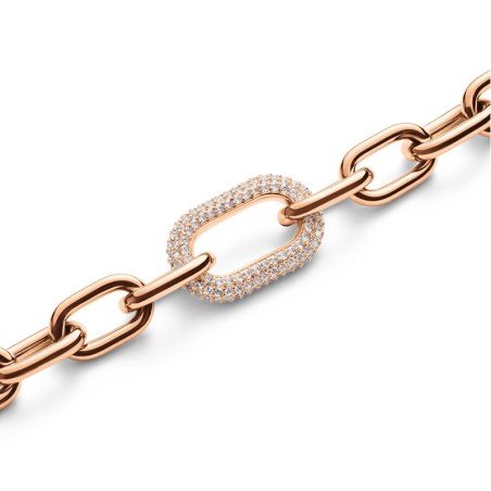 Coffret montre femme daniel wellington bound black crocodile &amp; crystal link bracelet rose gold dw00100693 – analogiques