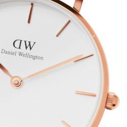 Montre femme daniel wellington classic gold cuir marron dw00100175 - analogiques - edora - 2