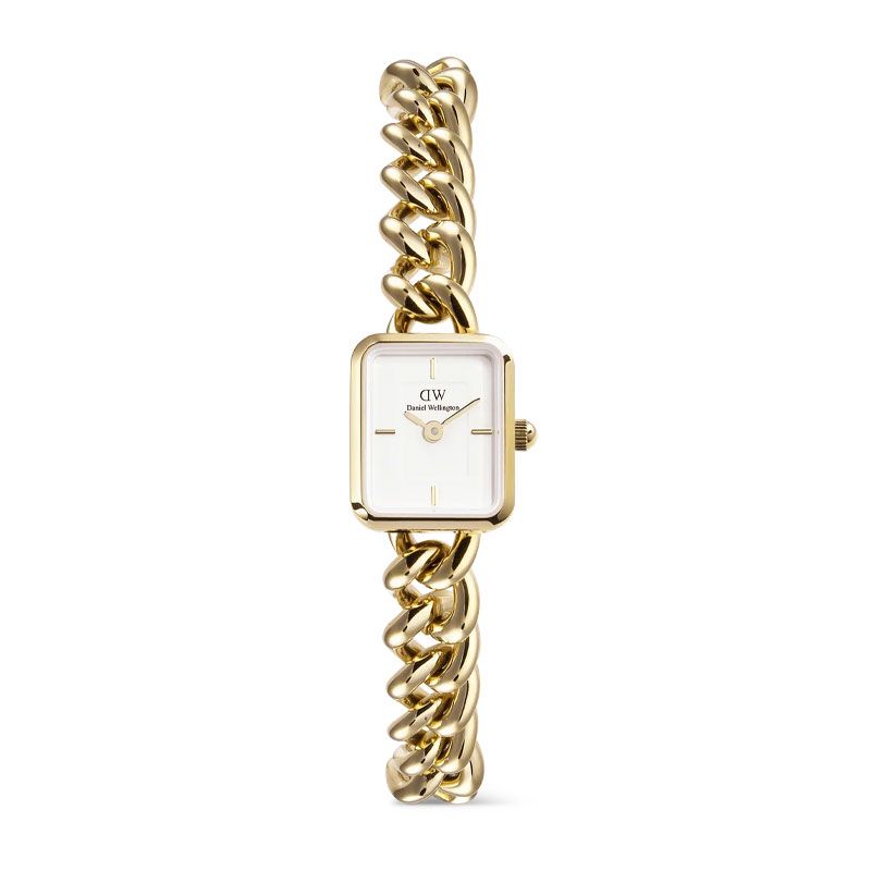 Montre femme daniel wellington jolie chain acier doré dw00100836 - analogiques - edora