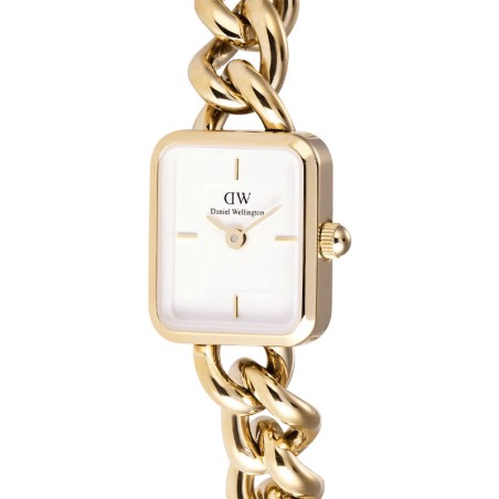 Montre femme daniel wellington jolie chain acier doré dw00100836 – analogiques