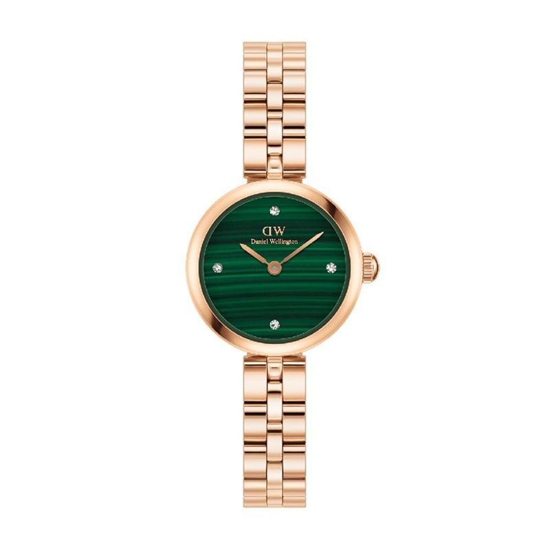 Montre femme daniel wellington link acier doré rose dw00100721 - analogiques - edora