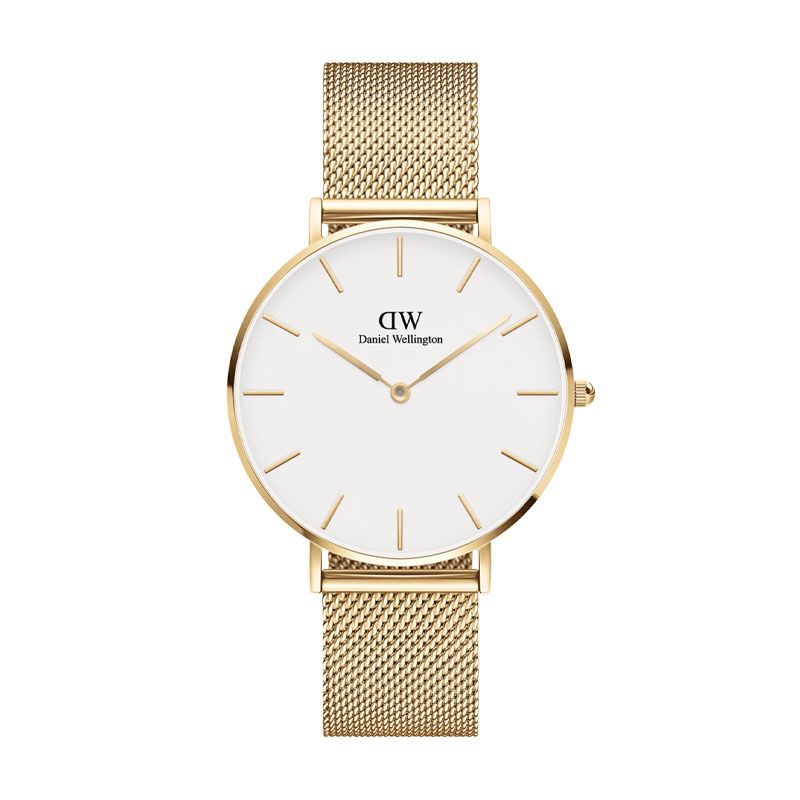 Montre femme daniel wellington petite evergold acier dw00100350 - analogiques - edora
