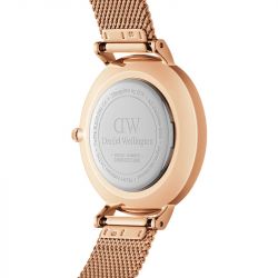 Montre femme daniel wellington petite melrose rose gold acier dw00100219 - analogiques - edora - 4