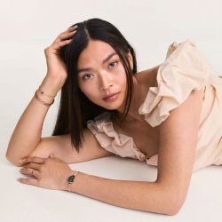 Montre femme daniel wellington petite mini emerald melrose acier doré rose dw00100742 - analogiques - edora - 1