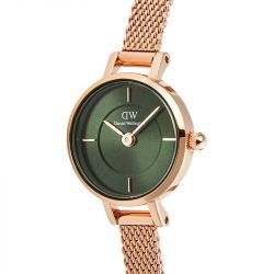 Montre femme daniel wellington petite mini emerald melrose acier doré rose dw00100742 - analogiques - edora - 4