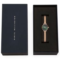 Montre femme daniel wellington petite mini emerald melrose acier doré rose dw00100742 - analogiques - edora - 5
