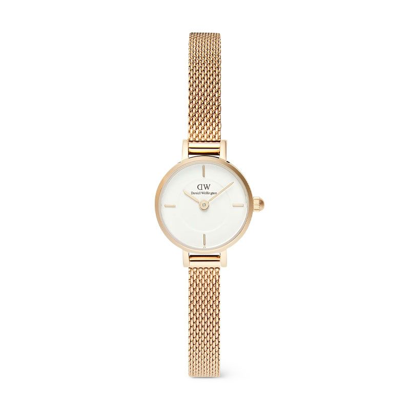 Montre femme daniel wellington petite moonphase acier doré dw00100771 - analogiques - edora