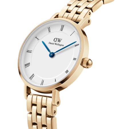 Montre femme daniel wellington petite roman numerals 5-link gold acier dw00100682 – analogiques