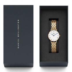 Montre femme daniel wellington petite roman numerals 5-link gold acier dw00100682 - analogiques - edora - 4