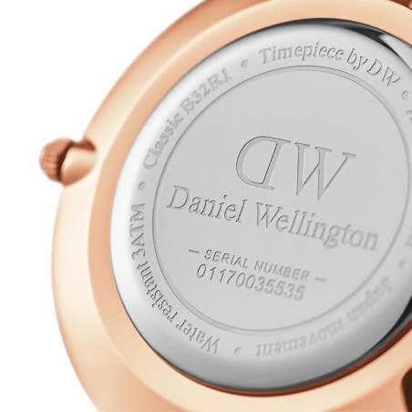Montre femme daniel wellington petite st mawes rose gold cuir marron dw00100231 – analogiques