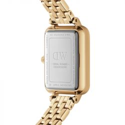 Montre femme daniel wellington quadro 5-link evergold acier dw00100622 - analogiques - edora - 4
