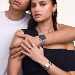 Montre femme daniel wellington quadro lumine 5-link two-tone dw00100625 - analogiques - edora - 1