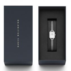 Montre femme daniel wellington quadro mini acier argenté dw00100726 - analogiques - edora - 3