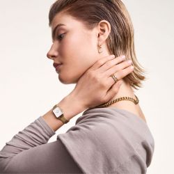 Montre femme daniel wellington quadro pressed evergold gold dw00100556 - analogiques - edora - 1