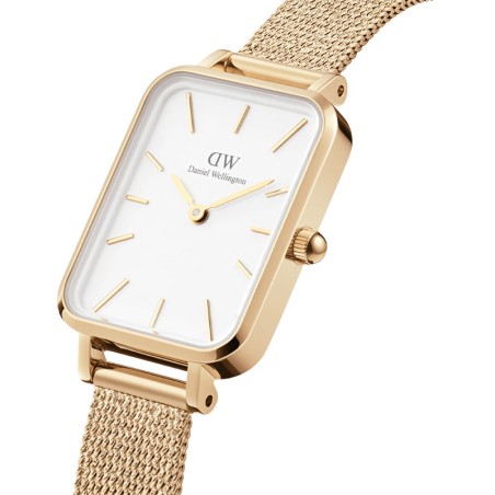 Montre femme daniel wellington quadro pressed evergold gold dw00100556 – analogiques