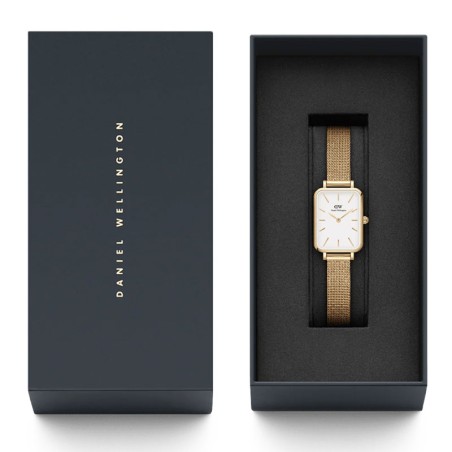 Montre femme daniel wellington quadro pressed evergold gold dw00100556 – analogiques