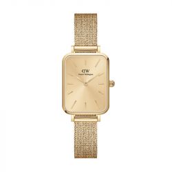 Montre femme daniel wellington quadro pressed unitone gold acier dw00100485 - analogiques - edora - 0