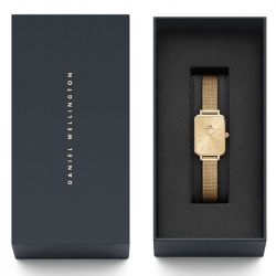 Montre femme daniel wellington quadro pressed unitone gold acier dw00100485 - analogiques - edora - 5
