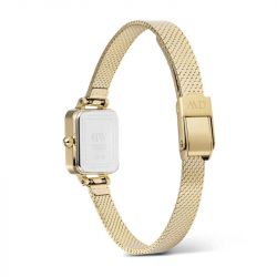 Montre femme daniel wellington quadro reflection acier doré dw00100801 - analogiques - edora - 2