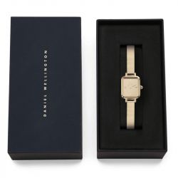 Montre femme daniel wellington quadro reflection acier doré dw00100801 - analogiques - edora - 4